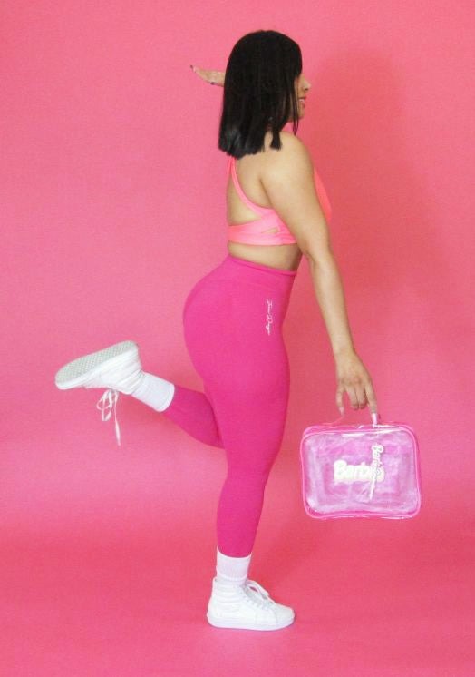 Hourglass Ankle Legging- BARBIE Pink